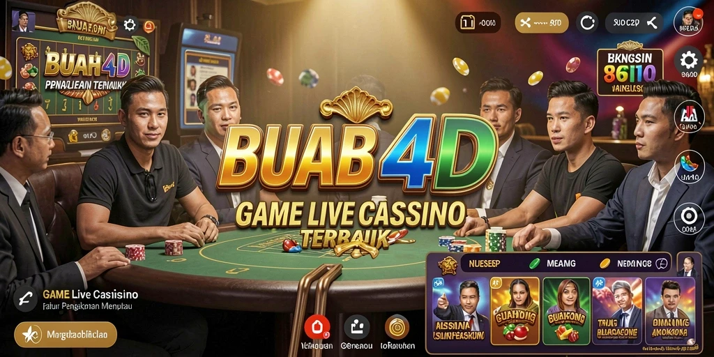Tampilan permainan Live Casino yang seru di BUAH4D.