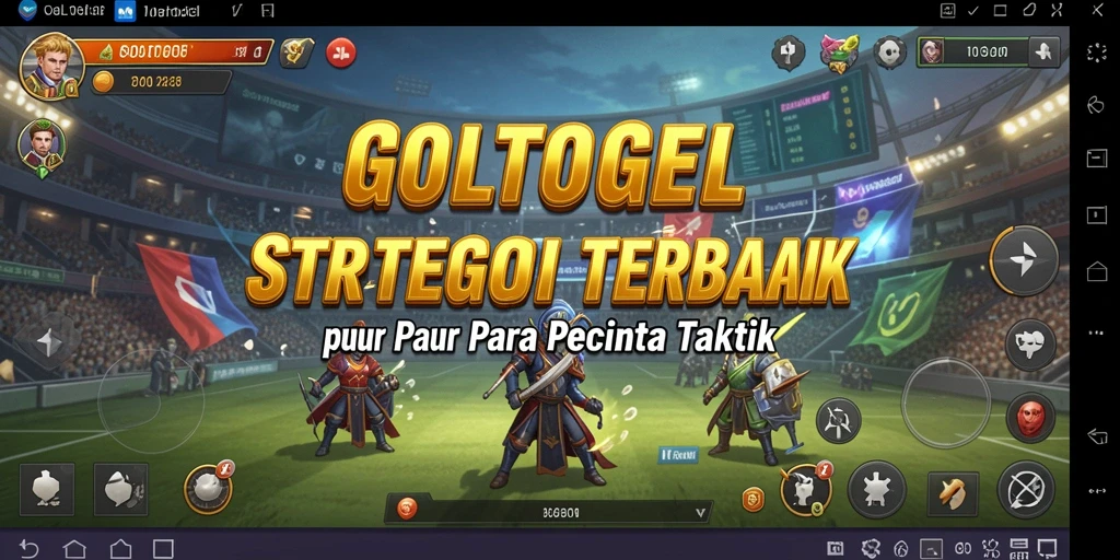 Gameplay GOLTOGEL yang menegangkan dengan strategi penuh taktik.