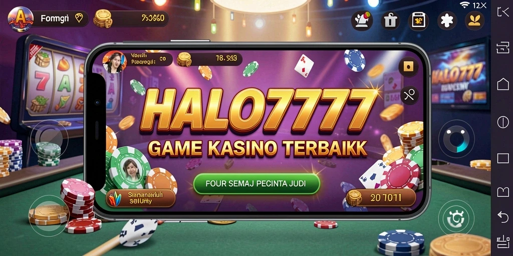 Tampilan gameplay HALO777 yang menakjubkan dengan pengalaman Kasino nyata.