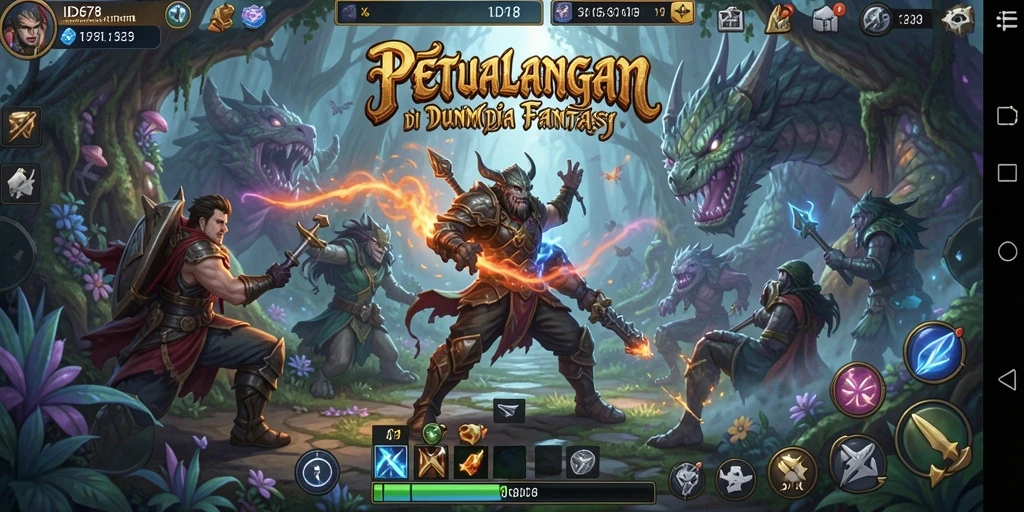 Gameplay menegangkan dalam petualangan seru ID678.