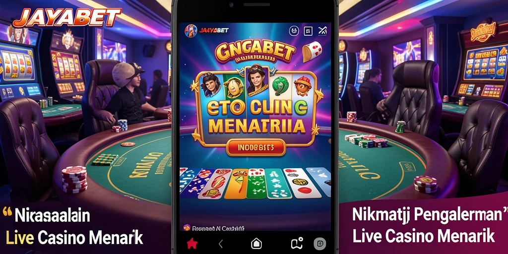 Gameplay Live Casino yang seru dan interaktif di JAYABET.