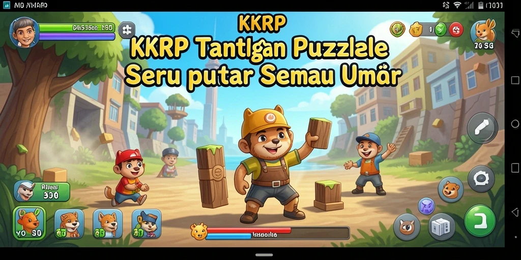 Gameplay menantang di KKRP dengan berbagai teka-teki menarik.