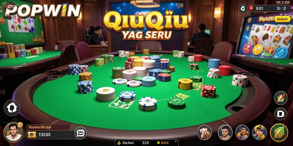 Gameplay seru dan menantang dari POPWIN dalam QiuQiu.