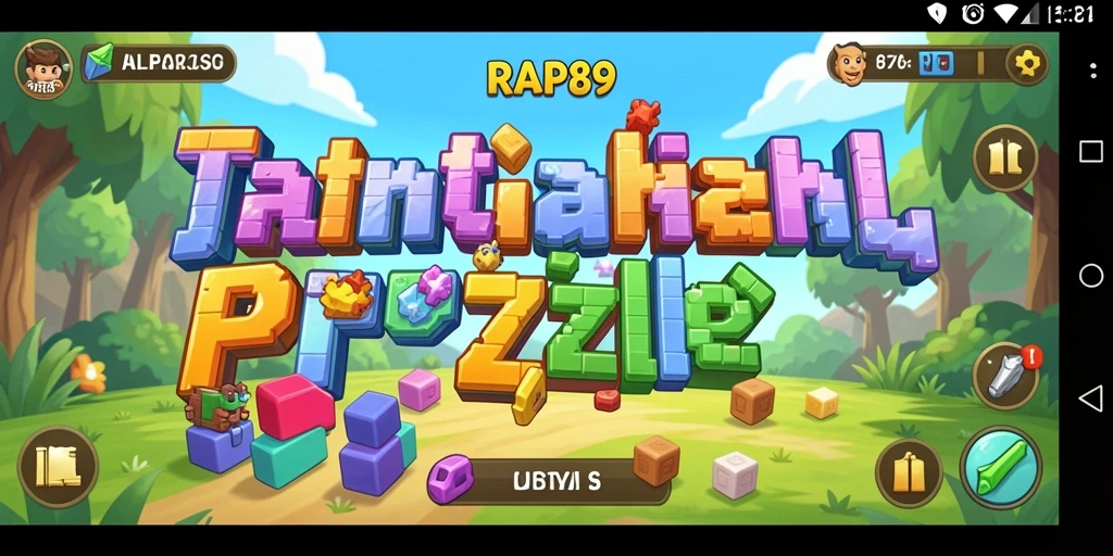 Tampilan gameplay seru dalam RAP89 yang menantang logika.