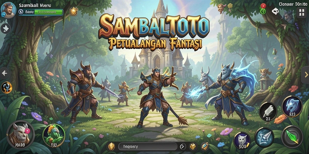 Tampilan gameplay menakjubkan di dunia petualangan SAMBALTOTO.