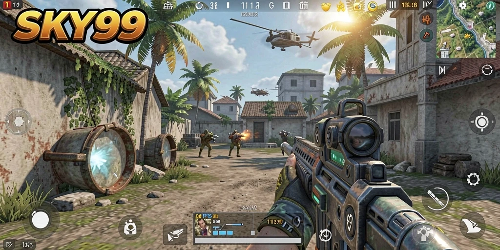 Gameplay intens dalam <strong>SKY99</strong> dengan aksi seru di setiap sudut.