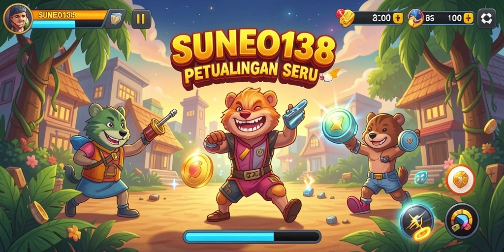 Screenshot gameplay SUNEO138 menunjukkan aksi seru di dunia arcade.