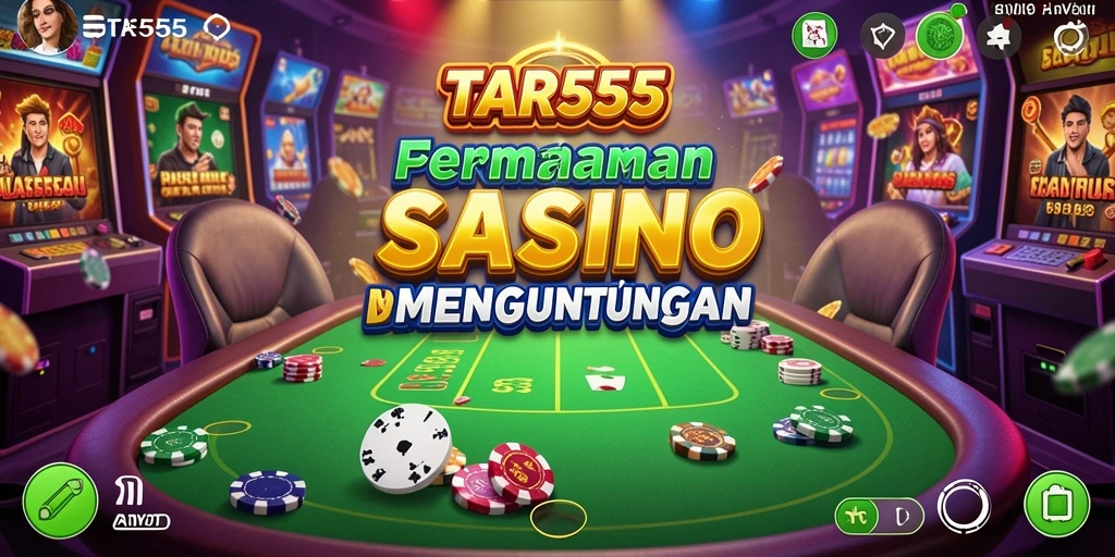 Tampilan gameplay menarik di TAR555 dengan berbagai permainan kasino.