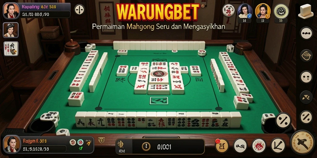 Tampilan screenshot gameplay Mahjong di WARUNGBET.